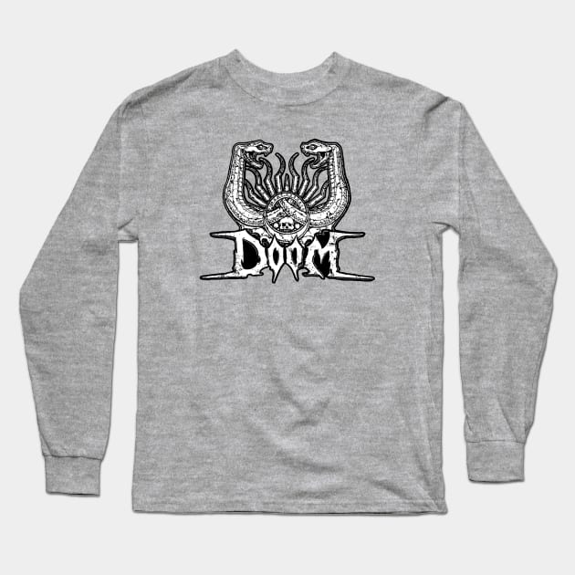 Symbol of Doom (Alt Print) Long Sleeve T-Shirt by Miskatonic Designs